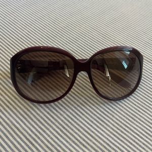 Kate Landry purple sunglasses